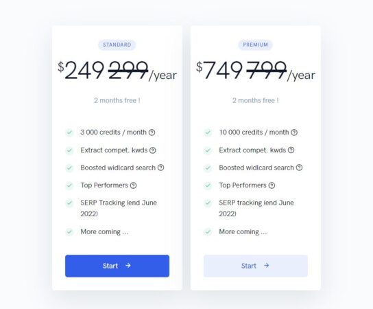 LowFruits Pricing